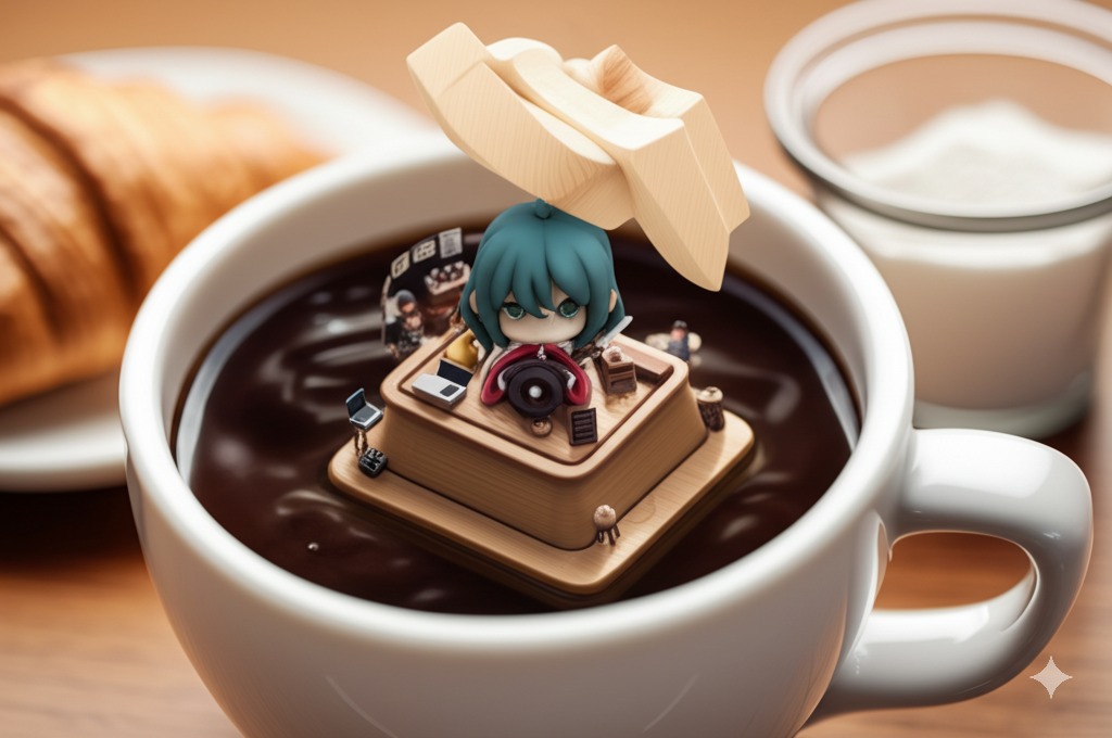 Girl at railway crossing